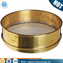 4 200 mm steel mesh weave laboratory soil and sand test sieve